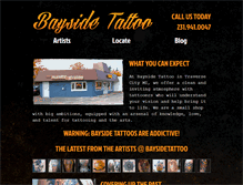 Tablet Screenshot of baysidetattootc.com